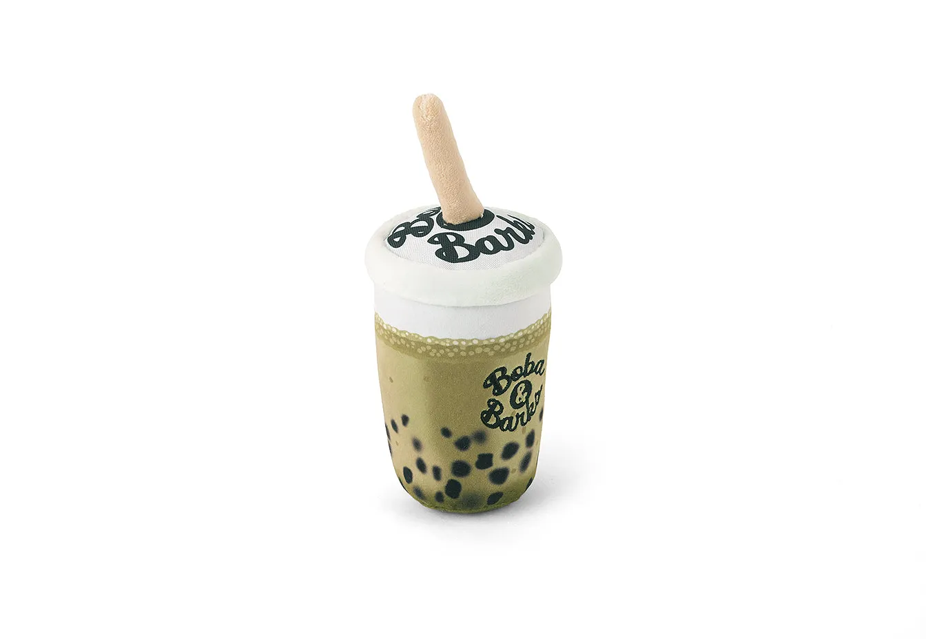 P.L.A.Y. Matcha Boba plyschleksak grön prassel