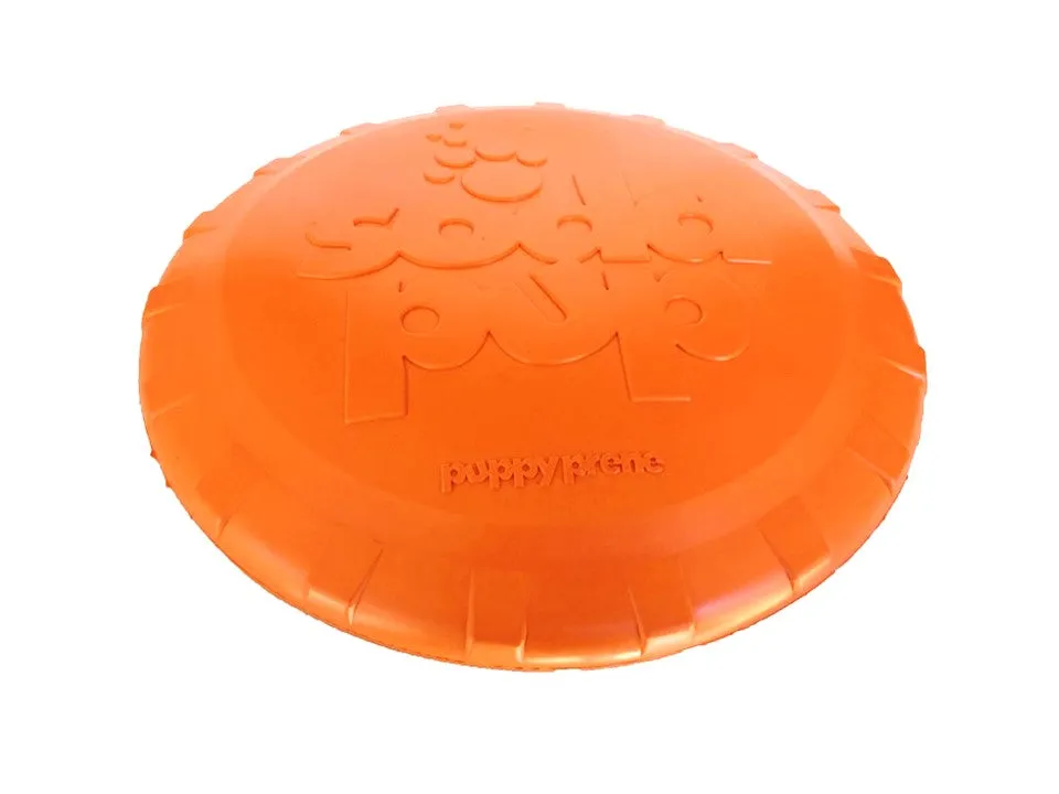 SodaPup Bottle Top Flyer frisbee Large orange naturgummi