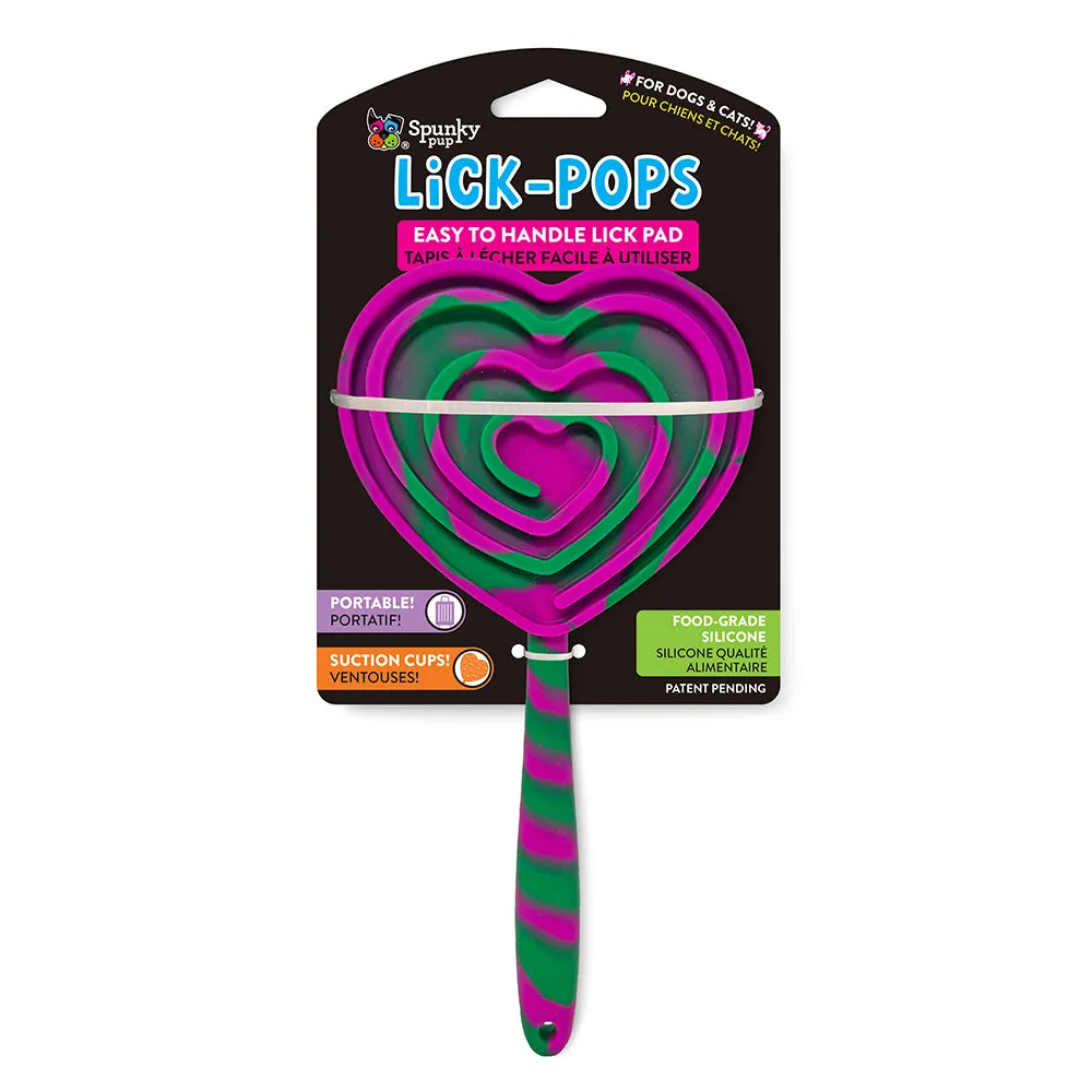 Spunky Pup Lick Pops slickmatta silikon med sugkopp