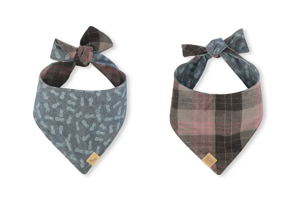 P.L.A.Y. Doggy Duo The Entertainer hundbandana ananas