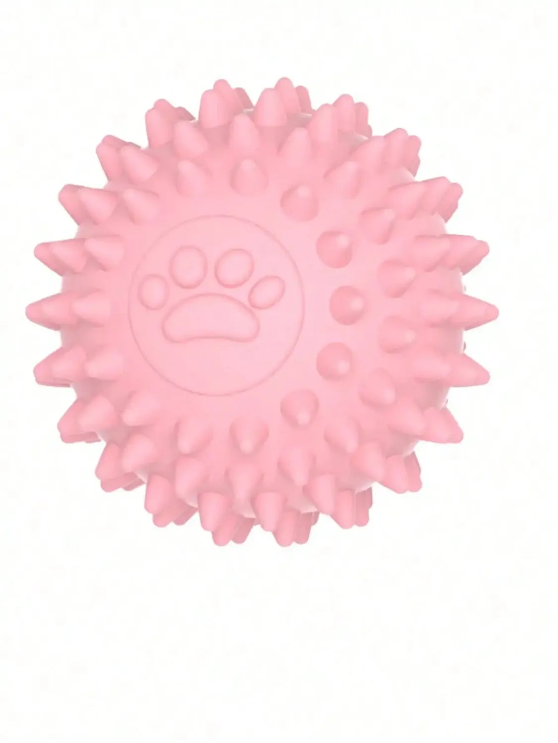 Pawtato Spiky Rubber tuggboll blå 5,5 cm