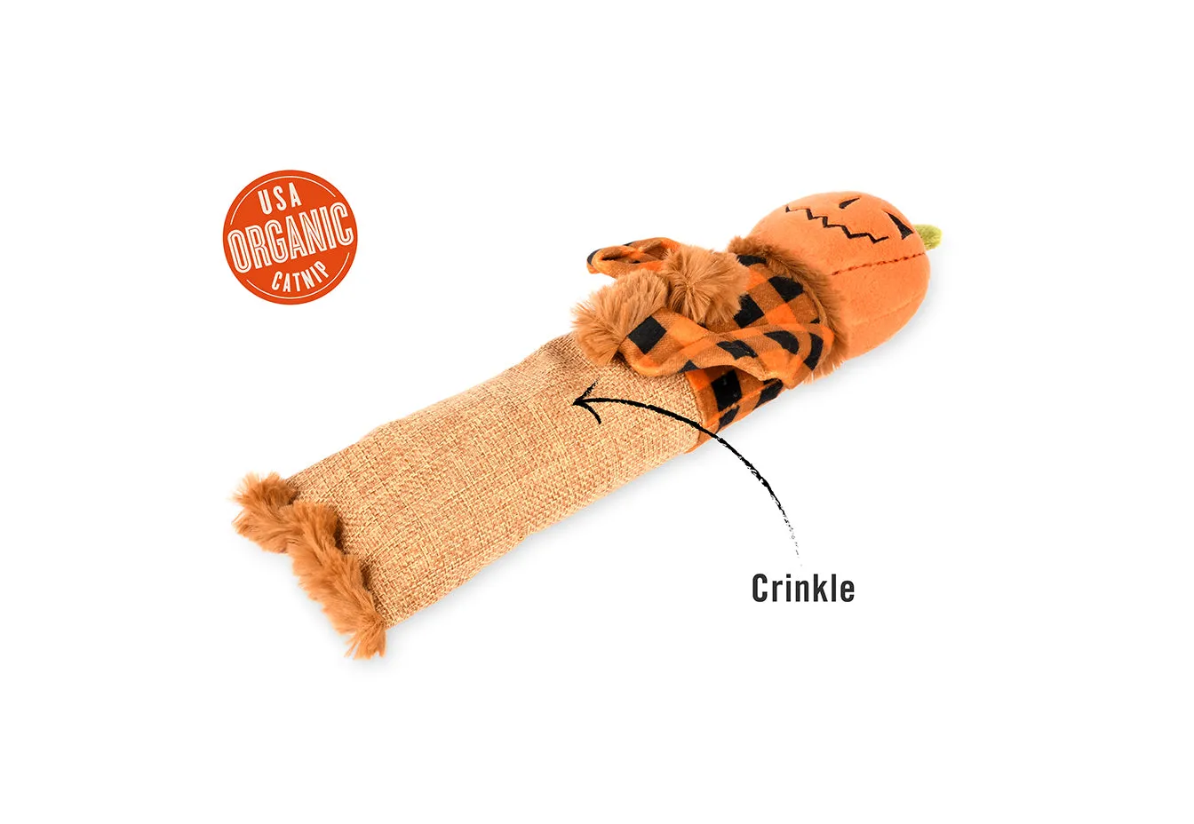P.L.A.Y. Feline Frenzy Scaredy Crow kattleksak kattmynta