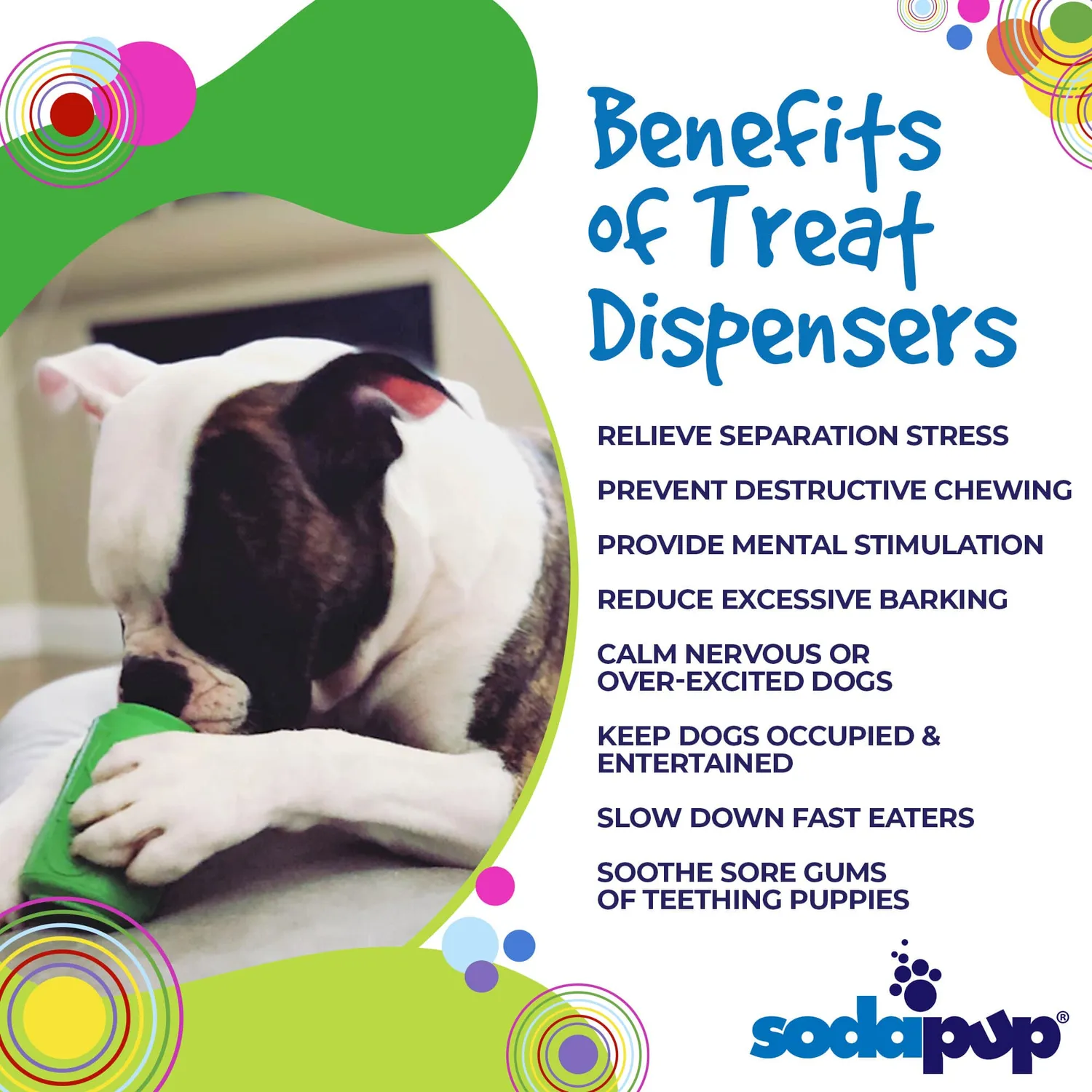 SodaPup Can Toy Lemon Lime Green hundleksak medium godisdispenser