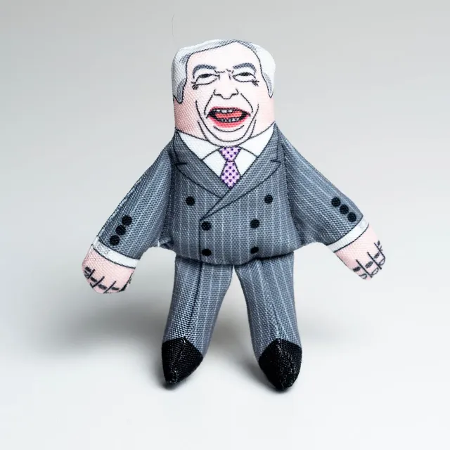 Pet Hates Toys Nigel Farage kattleksak 12 cm kattmynta