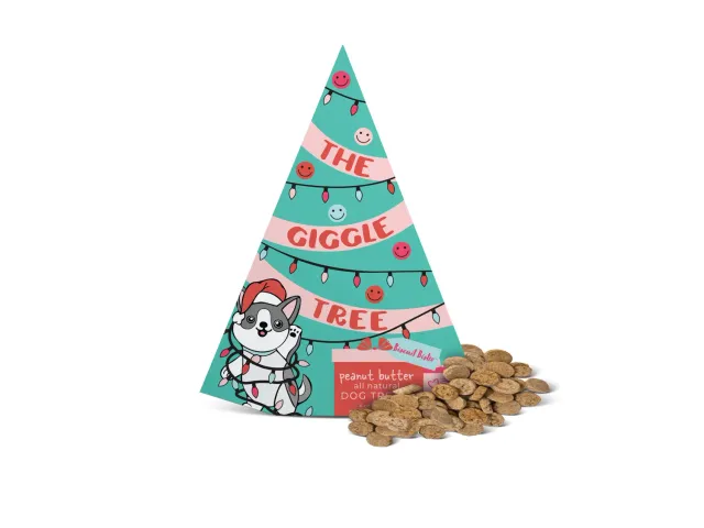 Spunky Pup Giggle Tree kex hundgodis jordnötssmör