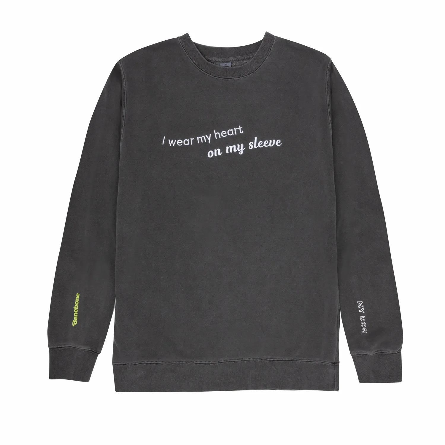 Good Human Heart On My Sleeve sweatshirt grå M