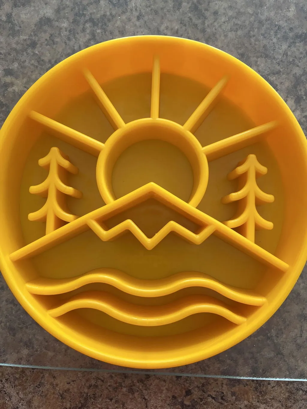 SodaPup Great Outdoors eBowl slow feeder orange 4 cups