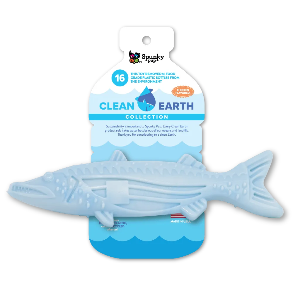 Spunky Pup Clean Earth Bone tuggben kycklingsmak