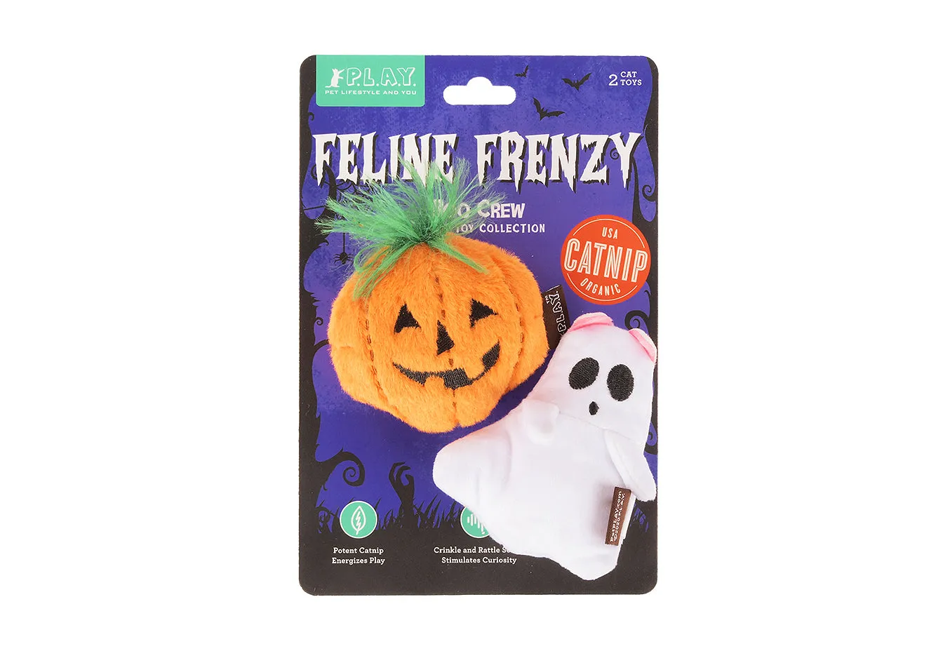 P.L.A.Y. Feline Frenzy Boo Crew kattleksaker halloween
