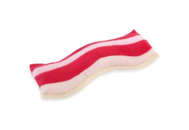 P.L.A.Y. Clive & Bacon Crispy Bacon hundleksak mjuk med prassel