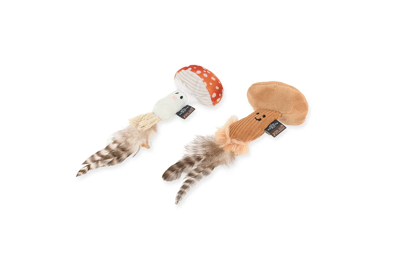 P.L.A.Y. Feline Frenzy Mystic Mushrooms kattleksak 2-pack katmynta