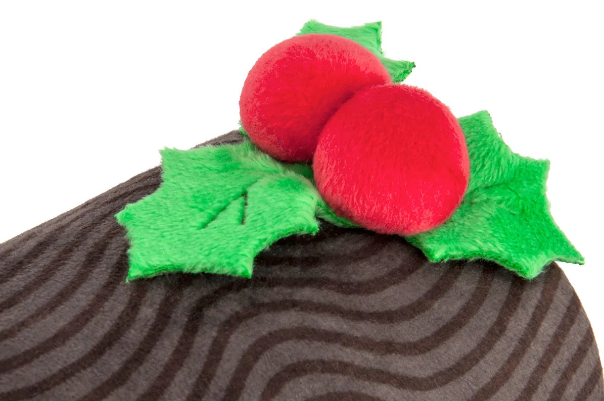 P.L.A.Y. Holiday Classic Yummy Yuletide Log hundleksak brun med pip