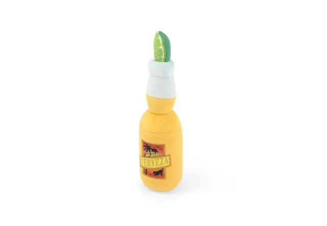 P.L.A.Y. Tropical Paradise Canine Cerveza hundleksak mjuk gul