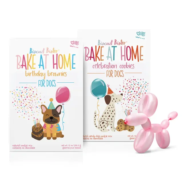 Spunky Pup Bake at Home Kits hundkex Celebration Cookies
