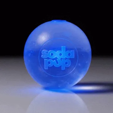 SodaPup Strobe Ball hundboll med ljus flytande