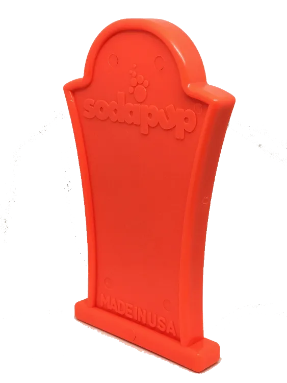 SodaPup Headstone tuggleksak nylon orange hårda bitare