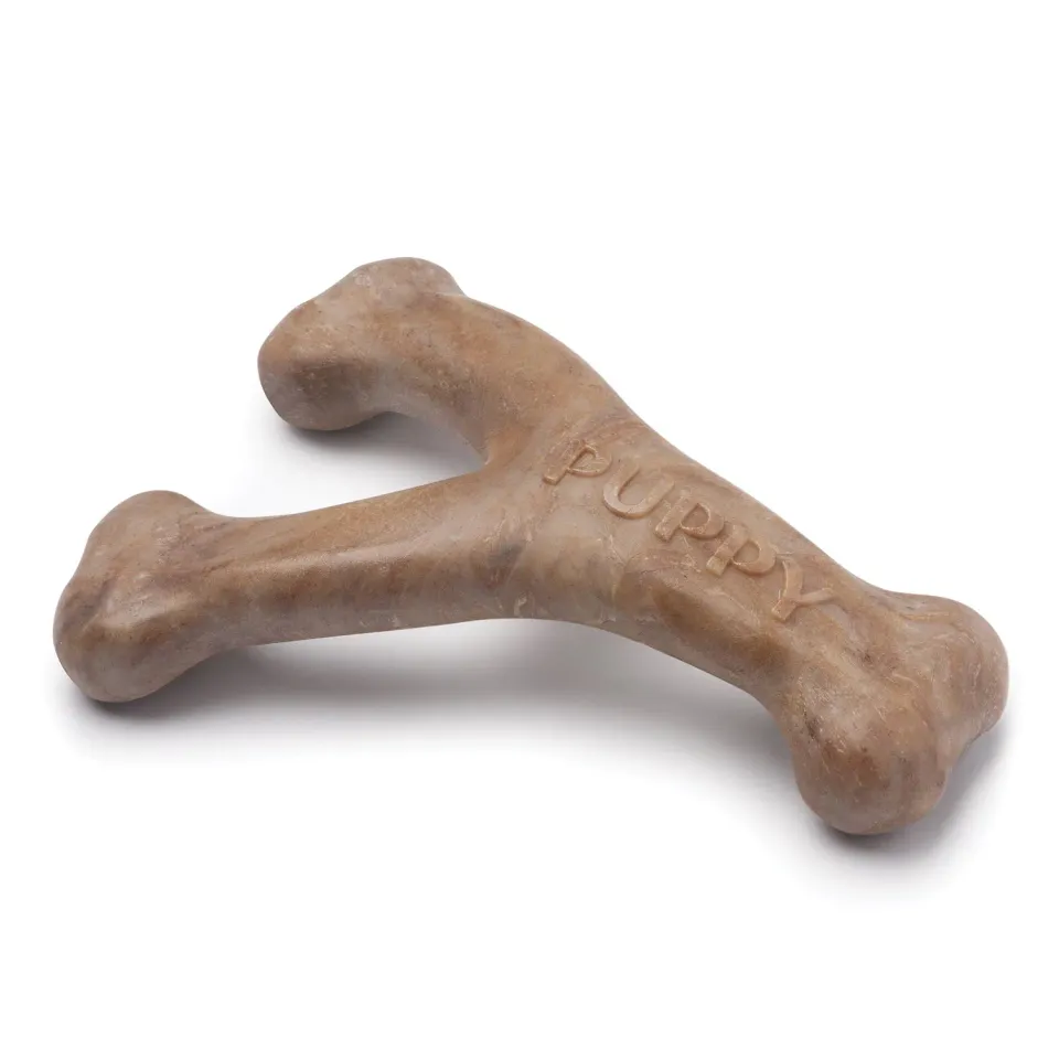 Benebone Puppy Wishbone valptugg bacon