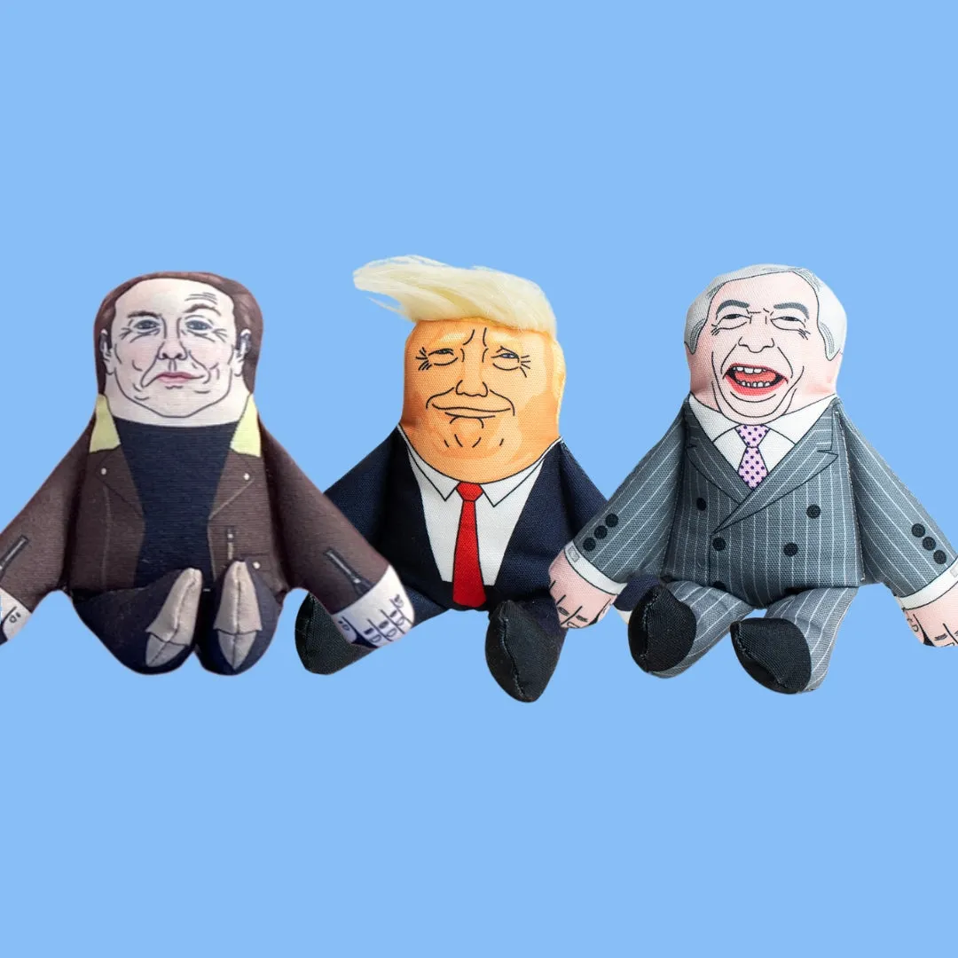 Pet Hates Toys Three Musketeers hundleksak 3-pack pip
