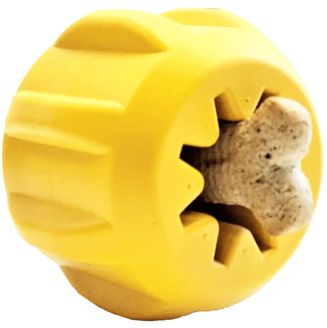 SodaPup Gear eDispenser gummileksak Large gul yak
