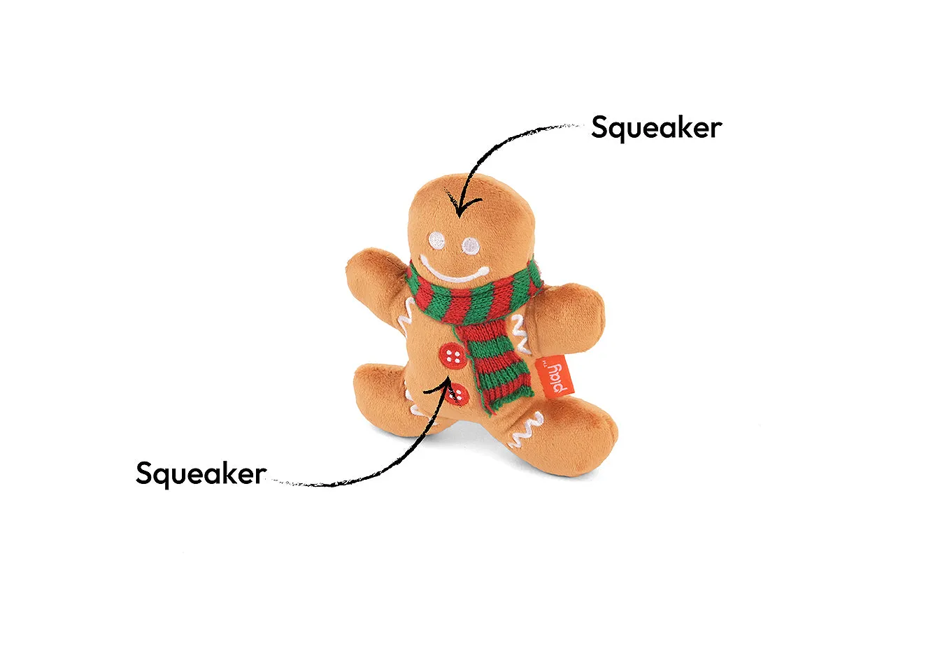 P.L.A.Y. Merry Minis Collection hundleksak set mini pip