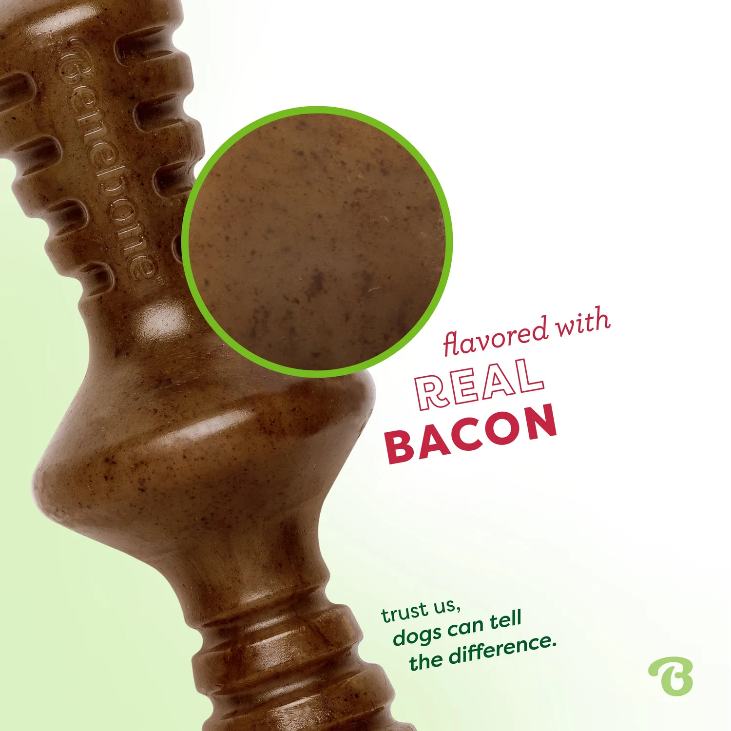 Benebone Zaggler tuggben medium bacon rullande