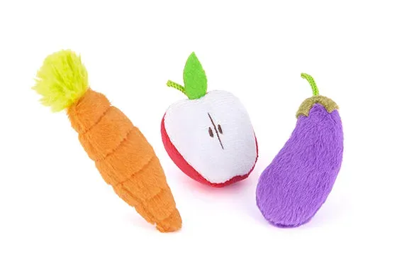 P.L.A.Y. Feline Frenzy Farm to Tabby kattleksak 3-pack kattmynta
