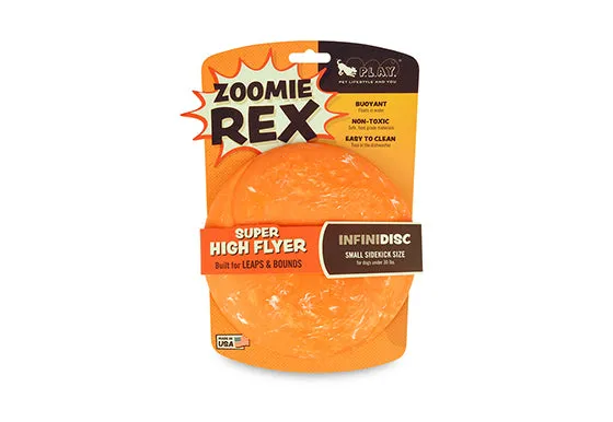 P.L.A.Y. ZoomieRex InfiniDisc hundfrisbee mjuk flytande