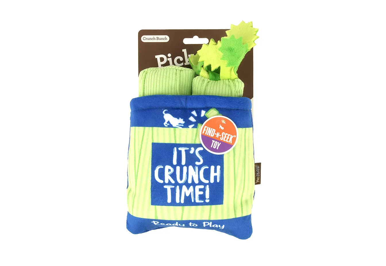 P.L.A.Y. Picked Fresh Crunch Bunch hundleksak 3-i-1 med pip