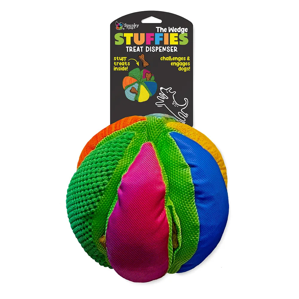 Spunky Pup Stuffies mjukisleksak Tangle Regular med godisfack