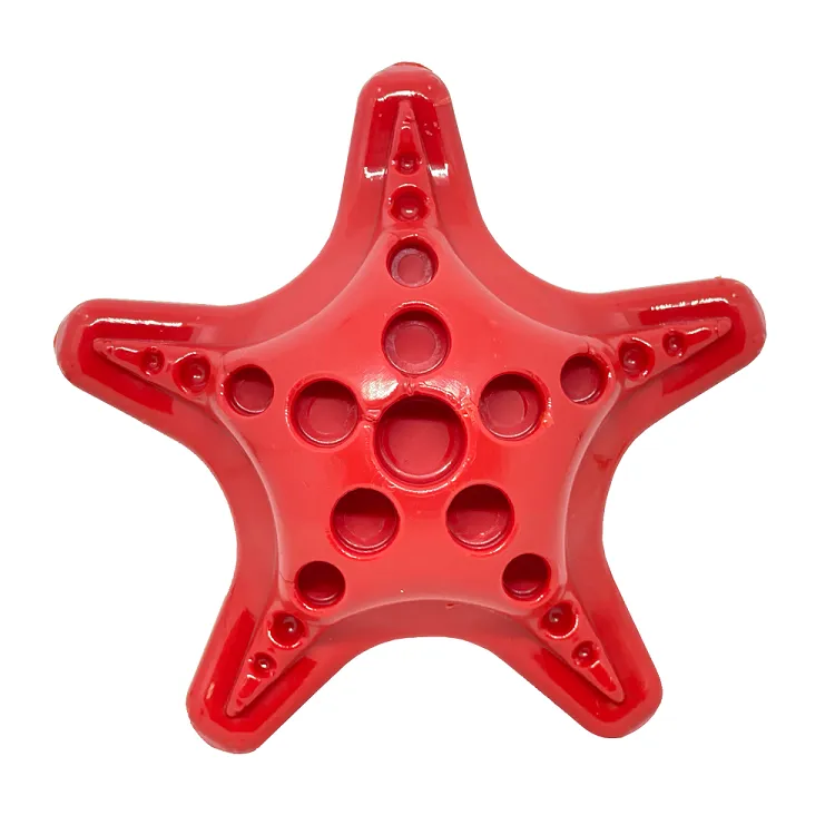 SodaPup Starfish nylon tuggleksak blå för starka tuggare
