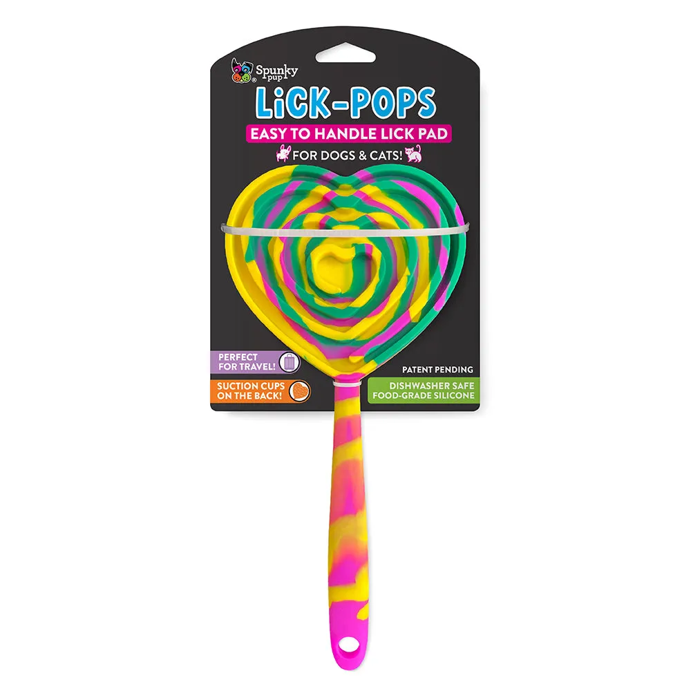 Spunky Pup Lick Pops slickmatta silikon med sugkopp
