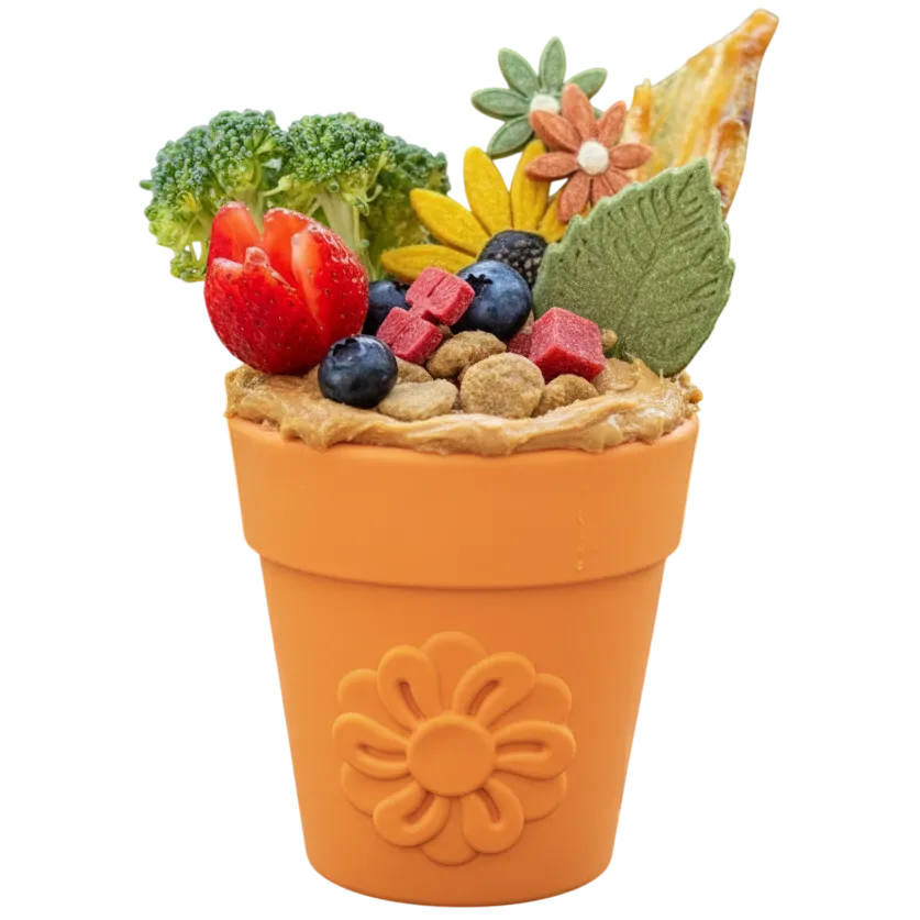 SodaPup Flower Pot aktiveringsleksak large 3-pack