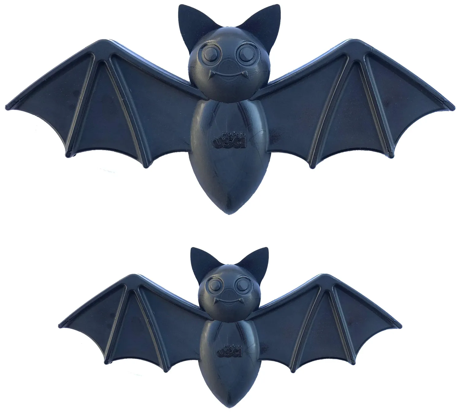 SodaPup Vampire Bat Nylon tuggleksak large svart slickmatta