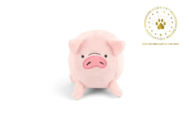 P.L.A.Y. Barnyard Buddies Paul the Pig hundleksak large med pip
