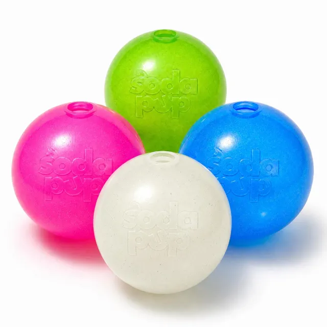 SodaPup Glitter Ball boll 6,3 cm mjuk flytande glitter