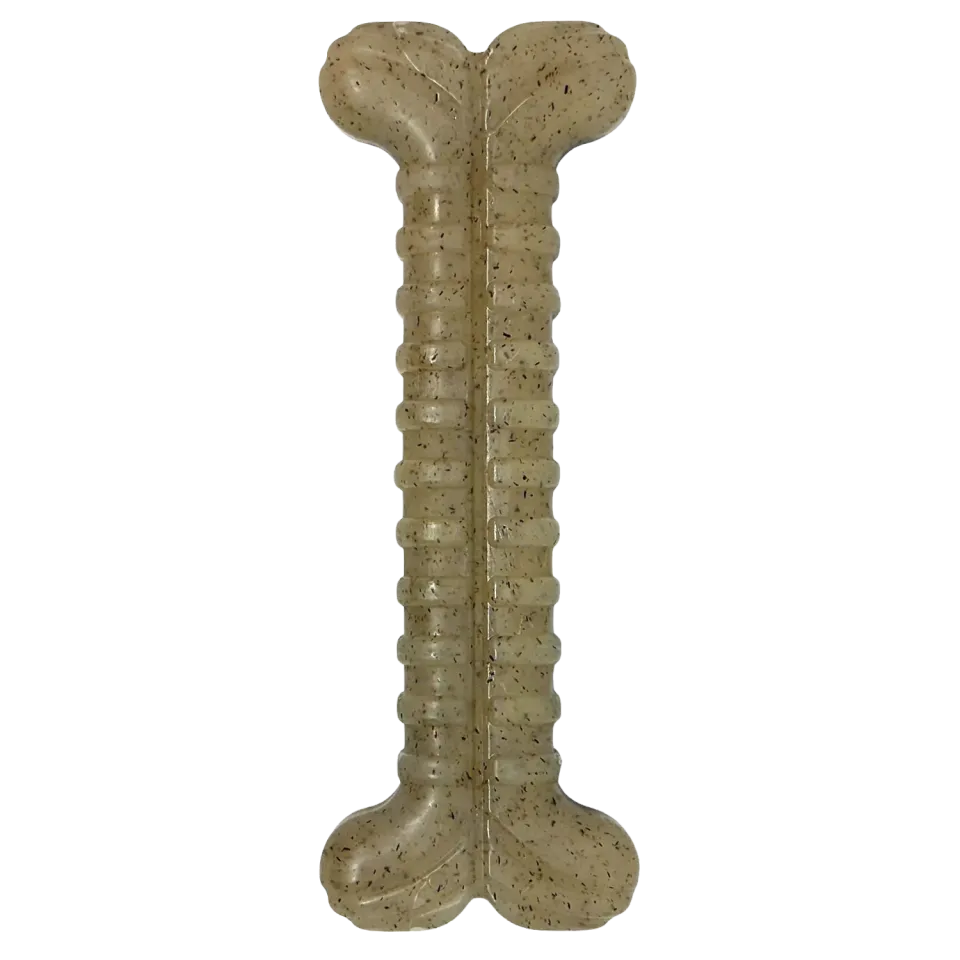 SodaPup Tough Bone tuggben brun nylon medelstor