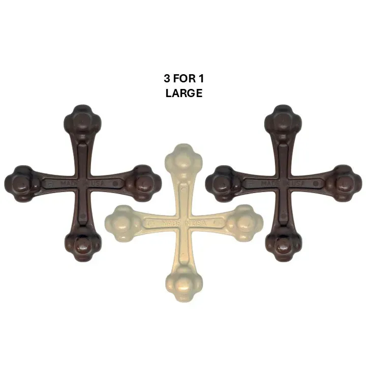 SodaPup Quad Bone tuggben nylon 3-pack Large hårt