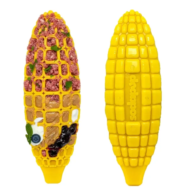 SodaPup Corn on the Cob tuggleksak nylon gul