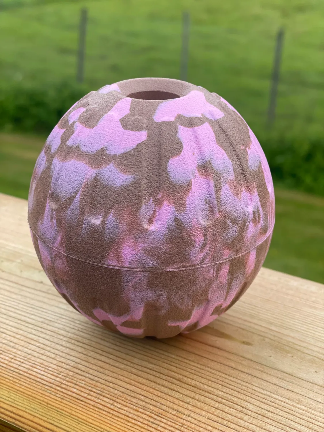 NewDog Foamboll 9cm boll med rep flytande