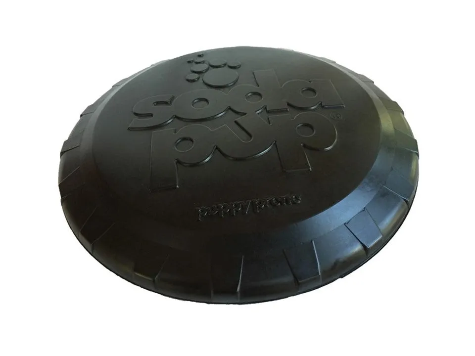 SodaPup Magnum Bottle Top Flyer frisbee large svart
