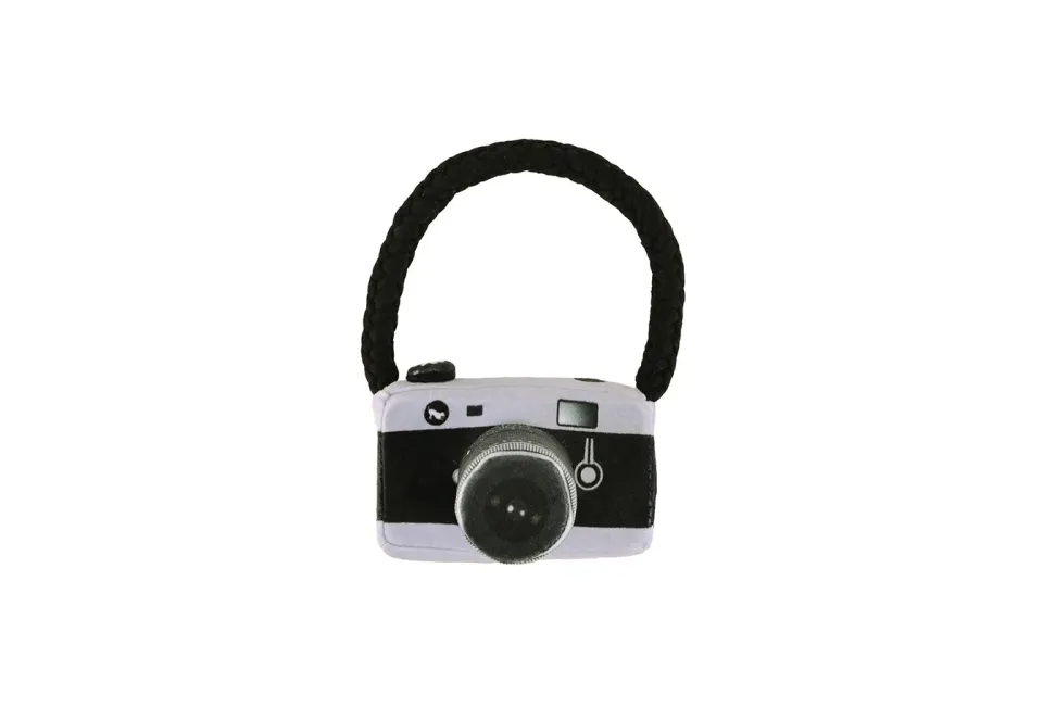 P.L.A.Y. Globetrotter Lens Licker Camera hundleksak mini pip