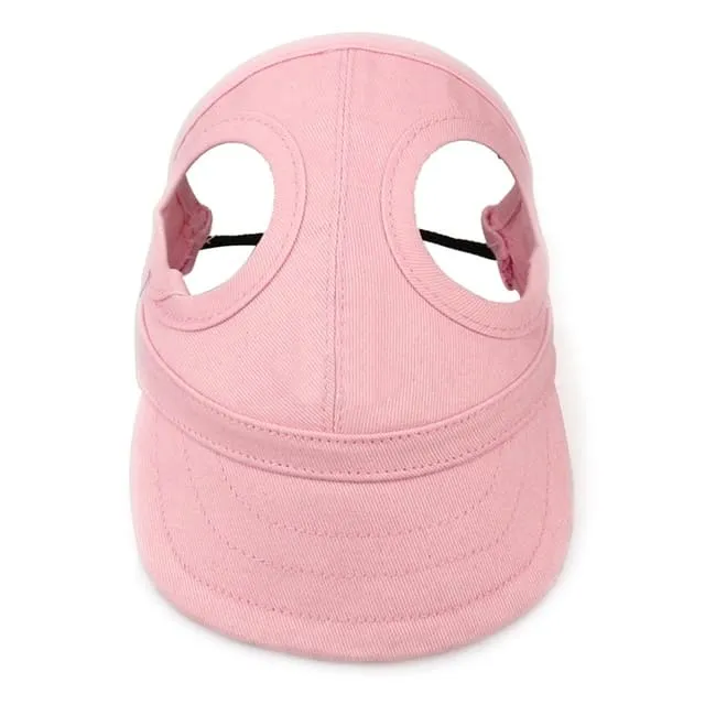 Pawtato Adjustable Sun Visor hundkeps med öronhål