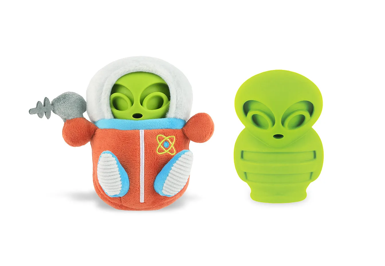 P.L.A.Y. Alien Buddies Astro Explorer hundleksak 2-i-1 tålig