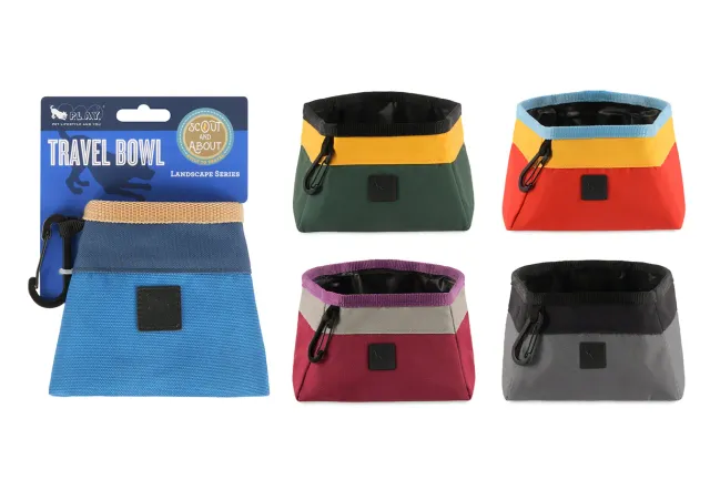 P.L.A.Y. Landscape Series Travel Bowl reseskål 2,3L Sunrise