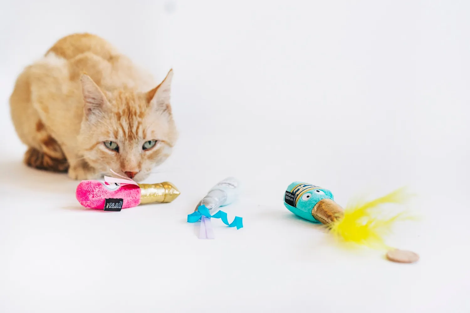 P.L.A.Y. Feline Frenzy Pop Fizz Meow kattleksak 3-pack