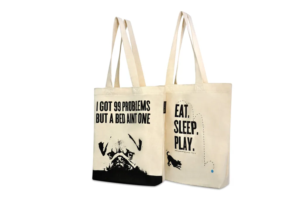 P.L.A.Y. Tote Bags tygkasse bomull