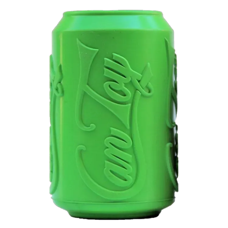 SodaPup Can Toy Lemon Lime Green hundleksak medium godisdispenser
