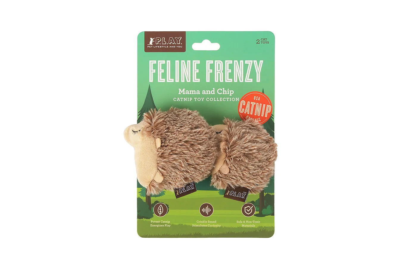 P.L.A.Y. Feline Frenzy Mama Chip kattleksak kattmynta