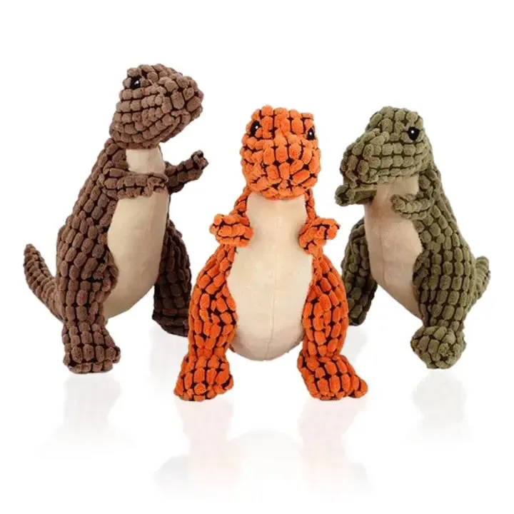 Pawtato Dinosaur mjuk hundleksak manchester pip