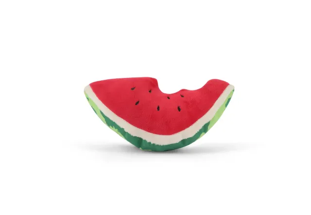 P.L.A.Y. Tropical Paradise Wagging Watermelon hundleksak röd